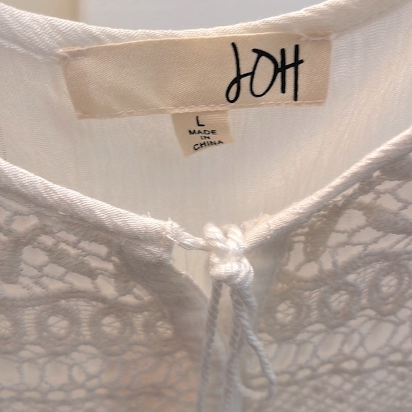 JOH Apparel white boho tunic top - Picture 8 of 8